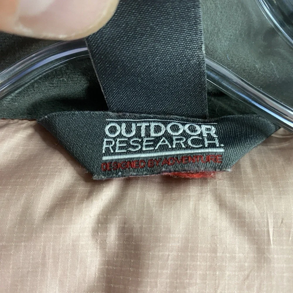 Outdoor Research Transcendent Down Vest‎ Women's Medium Orange Burgundy Gorpcore